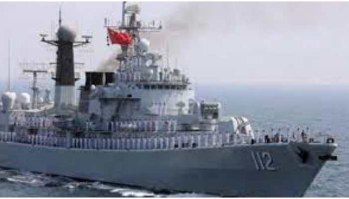 China commissions 3 warships in South China Sea