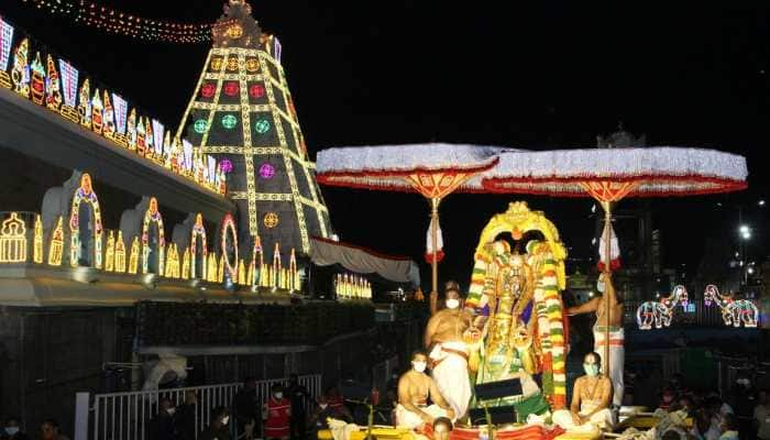 Tirumala Tirupati Devasthanams organises grand 'Garuda Vahana Seva' 