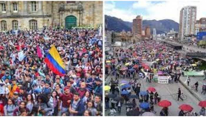 Thousands Of Colombians Take It To Streets To Protest Against Tax Proposals World News Zee News