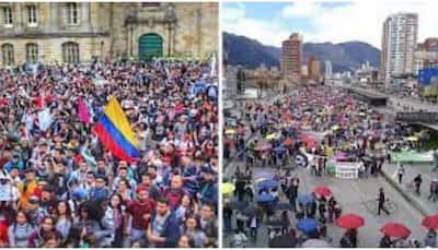 Thousands of Colombians take it to streets to protest against tax proposals