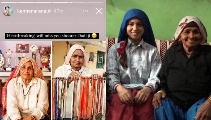 Kangana Ranaut, Bhumi Pednekar, other celebs mourn demise of 'Shooter Dadi' Chandro Tomar with heartfelt posts!