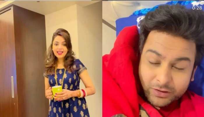 Kapil Sharma Show fame Sugandha Mishra&#039;s hilarious video with husband Sanket Bhosale is unmissable! - Watch