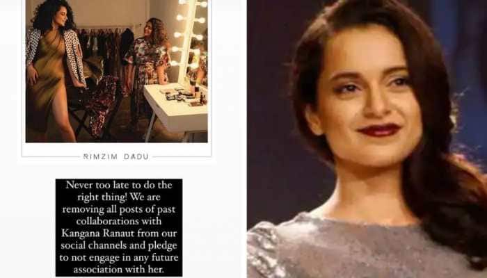 Designers Anand Bhushan, Rimzim Dadu shun Kangana Ranaut after Twitter controversy, say &#039;we pledge to never associate with her&#039;