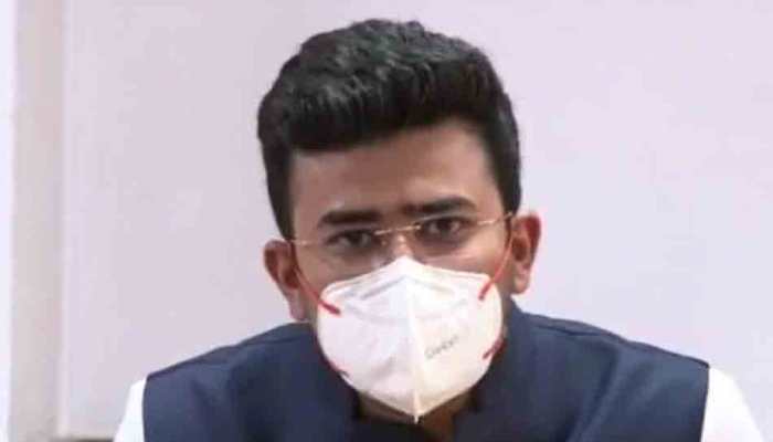 BJP MP Tejasvi Surya alleges big scam in COVID bed booking by BBMP