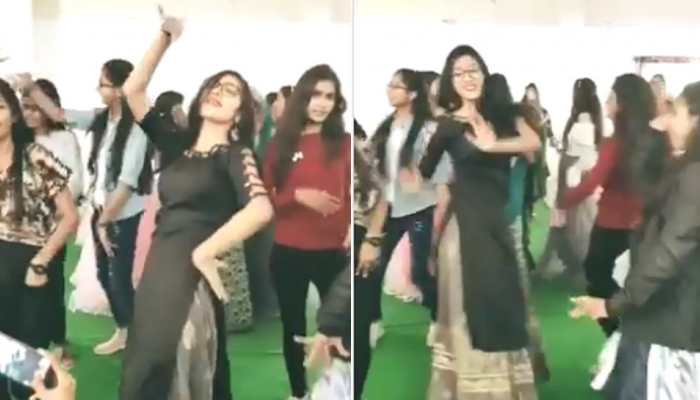 Trending: Girl dances on Haryanvi song 52 Gaj Ka Daman, video goes viral on internet - Watch Trending: Girl dances on Haryanvi song 52 Gaj Ka Daman, video goes viral on internet - Watch