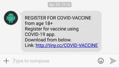 Alert! Fake SMS with COVID-19 vaccine registration link is going viral, here’s how to avoid it