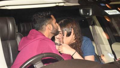 Rahul Vaidya kisses girlfriend Disha Parmar on forehead, hugs her before leaving for Khatron Ke Khiladi 11- See viral pics!