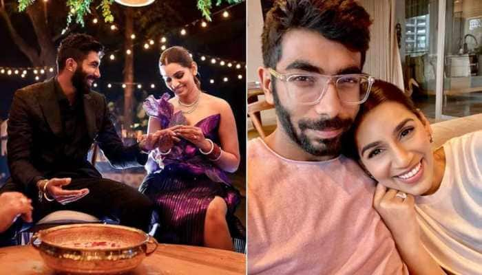 IPL 2021 suspended: Sanjana Ganesan reunites with husband Jasprit Bumrah at home, shares adorable picture