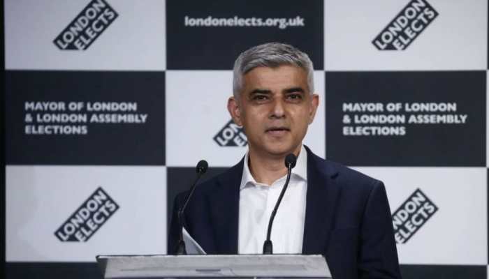 Labour Party's Sadiq Khan re-elected as London mayor
