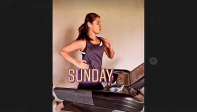 Jasprit Bumrah’s wife Sanjana Ganesan sweats it out in gym, pacer shares Instagram story, see pics