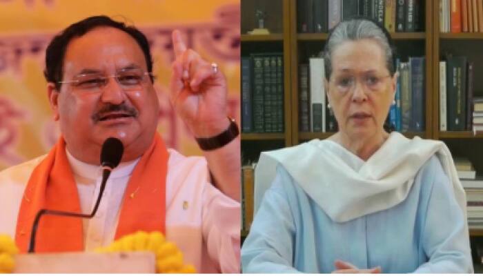 Saddened but not surprised by conduct of Congress during these times: JP Nadda slams Sonia Gandhi 