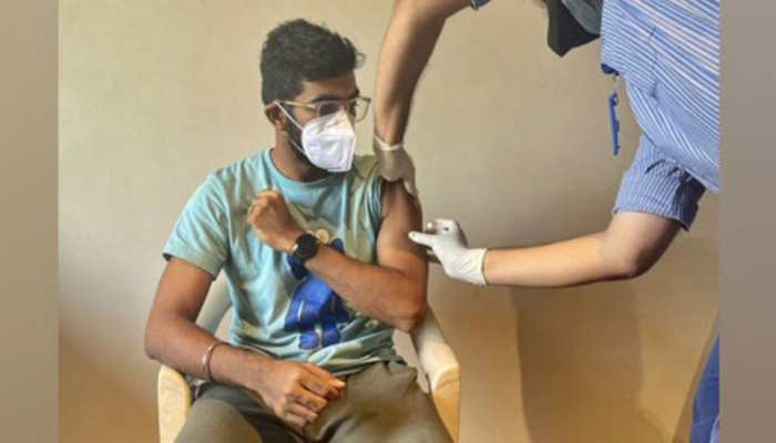 Team India and Mumbai Indians pacer Jasprit Bumrah receives first dose of COVID-19 vaccine Team India and Mumbai Indians pacer Jasprit Bumrah receives first dose of COVID-19 vaccine
