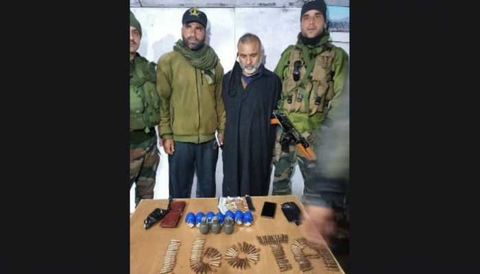 Jammu and Kashmir: Terror associate arrested in Kupwara, 10 grenades, 182 bullets recovered