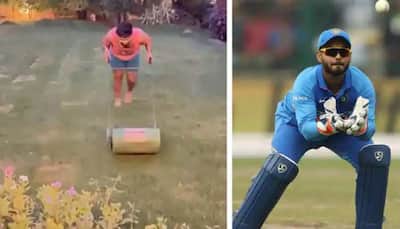 COVID-19: Team India wicketkeeper-batsman Rishabh Pant finds a unique way to stay fit indoors - WATCH