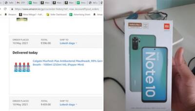 What The Luck: Man orders mouthwash from Amazon, gets Redmi Note 10 instead