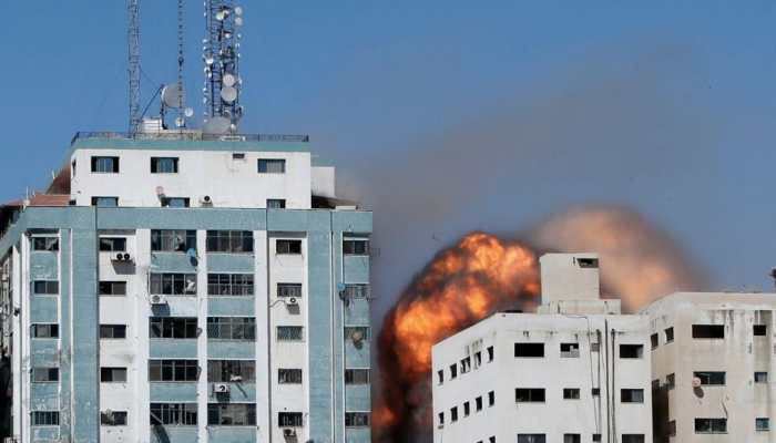 Israel destroys 12-story Gaza tower housing Associated Press and Al Jazeera offices