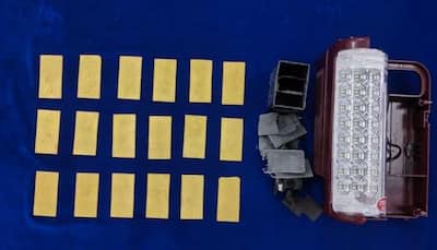 Chennai: Sharjah-returnee carries 18 gold plates worth Rs.1.18 crore in LED light, arrested