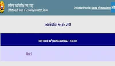 CGBSE class 10 results 2021 declared, know where to check