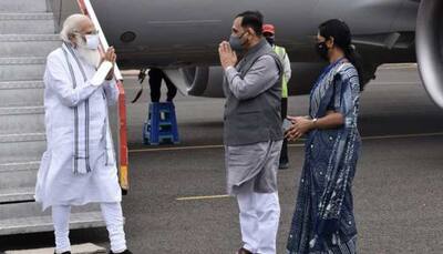 PM Narendra Modi arrives in Bhavnagar to review situation after Cyclone Tauktae batters Gujarat