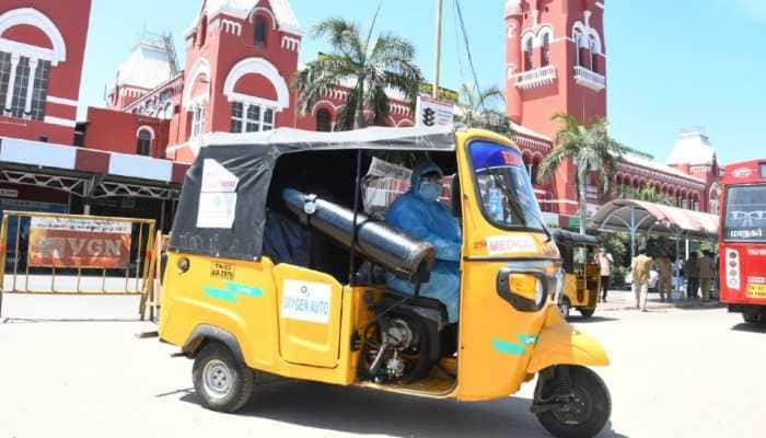 COVID-19: Chennai NGO arranges free oxygen, hospital drop facility through innovative auto rickshaw service
