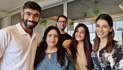 Sanjana Ganesan and Jasprit Bumrah spend time with family; share adorable pics - check inside