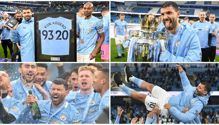 Sergio Aguero breaks Wayne Rooney's record on Manchester City farewell