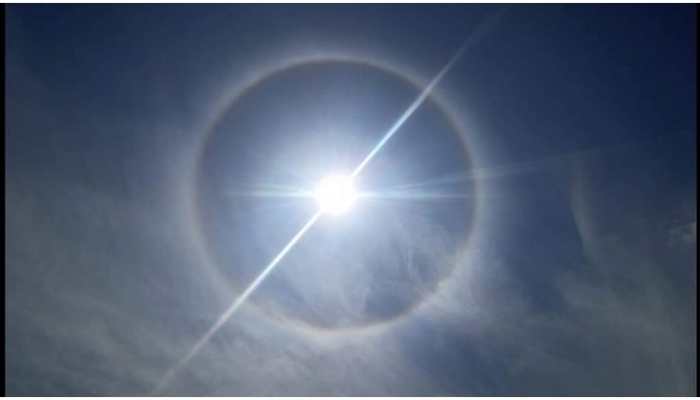Stunning ring surrounding Sun in Bengaluru leaves people amazed, pics of solar halo go viral