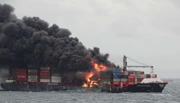 Ship fire off Colombo: Indian Coast Guard rushes assets, more on standby 