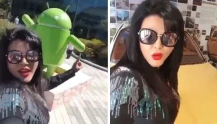 Rakhi Sawant gives fans entertainment-packed tour of Google&#039;s San Francisco office! - Watch