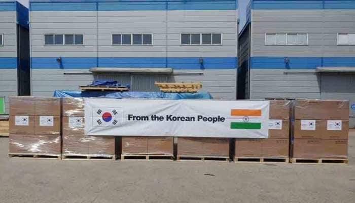 COVID-19: Last tranche of medical support arrives from South Korea to India