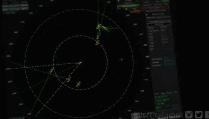 UFOs seen swarming US Navy Ship, new radar footage goes viral