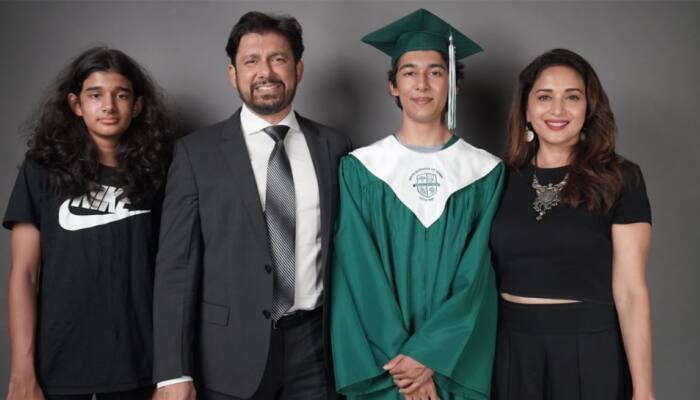 Madhuri Dixit is a &#039;proud parent&#039; as son Arin graduates from high school