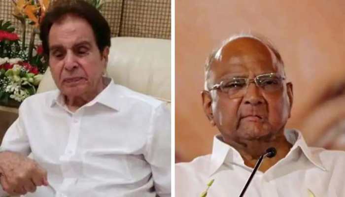 Sharad Pawar heads to Hinduja hospital, checks on Dilip Kumar’s health - In Pics