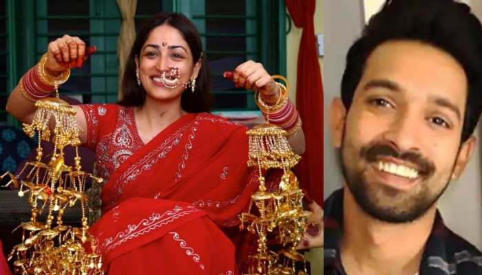 Vikrant Massey’s reaction to Yami Gautam’s haldi pics is SAVAGE, netizens go berserk!