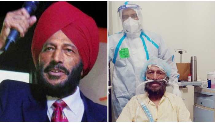 Milkha Singh showing 'continuous improvement' in COVID fight, wife battling it 'bravely'