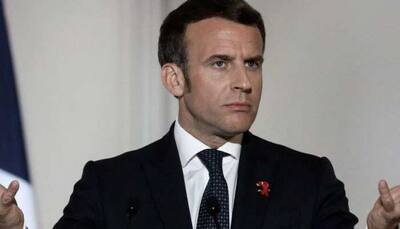 French President Emmanuel Macron slapped in face on visit to town, video inside