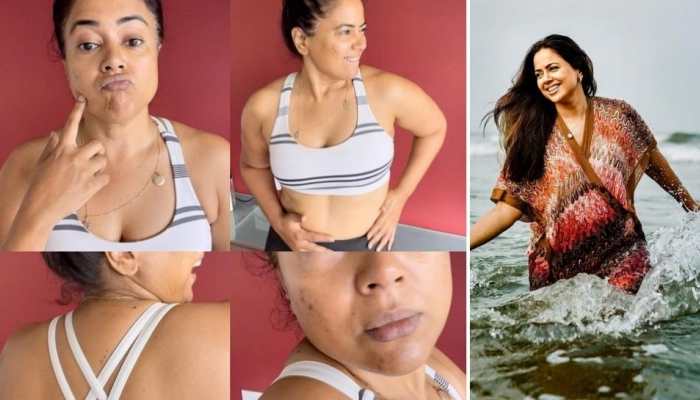 Sameera Reddy flaunts her ‘imperfectly perfect’ body, talks about mental and physical positivity! 