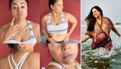 Sameera Reddy flaunts her ‘imperfectly perfect’ body, talks about mental and physical positivity! 