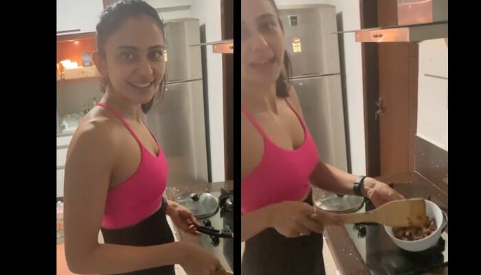 Rakul Preet Singh invents a new dish but her brother says no to it - Watch hilarious video!