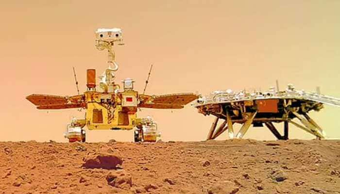 China&#039;s Zhurong rover celebrates one month on Mars, snaps selfie with lander - See pics