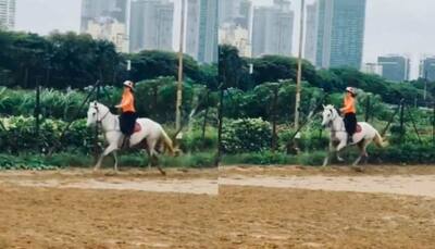Kangana Ranaut spends her Sunday morning horse riding, netizens call her 'Jhansi Ki Rani' - Watch