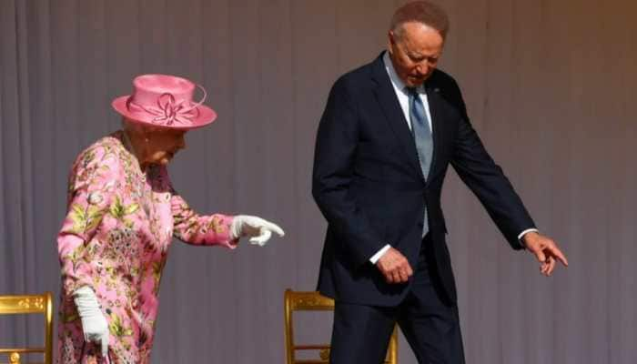 Joe Biden meets Queen Elizabeth