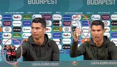Euro 2020: Cristiano Ronaldo removes Coca-Cola bottles placed in front of him, here’s why