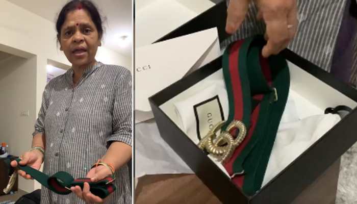 Trending: Daughter buys Gucci belt worth Rs 35k, her mom says, 'Ye to Rs 150 pe bikta hai' - Watch