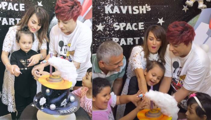 Nisha Rawal throws birthday bash for son Kavish, estranged husband Karan Mehra missing from pics!