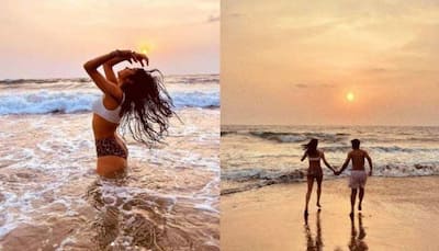 Janhvi Kapoor slays in a leopard print bikini, poses with a mystery friend - See Pics!