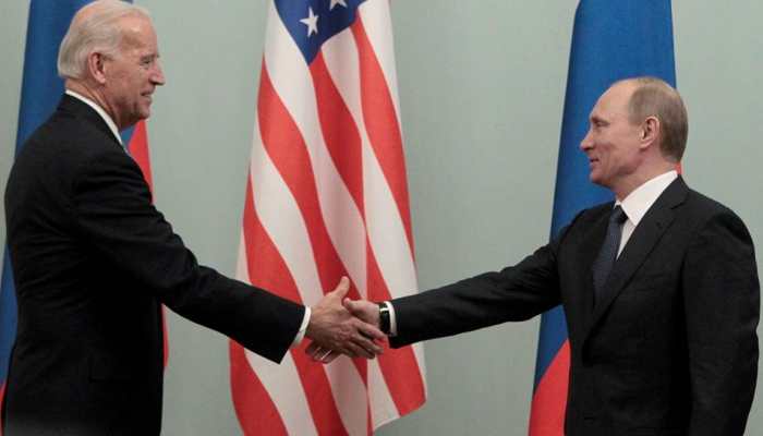 US President Joe Biden, Russia&#039;s Vladimir Putin meet for summit talks in Geneva 