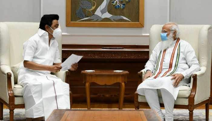 Tamil Nadu CM MK Stalin meets PM Narendra Modi with request for more COVID vaccines on agenda