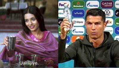 Euro 2020: Amrita Rao reacts with her meme to Cristiano Ronaldo Coca-Cola debate