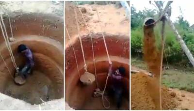 One-man army: Kerela man digs a well all by himself, leaves netizens astonished 